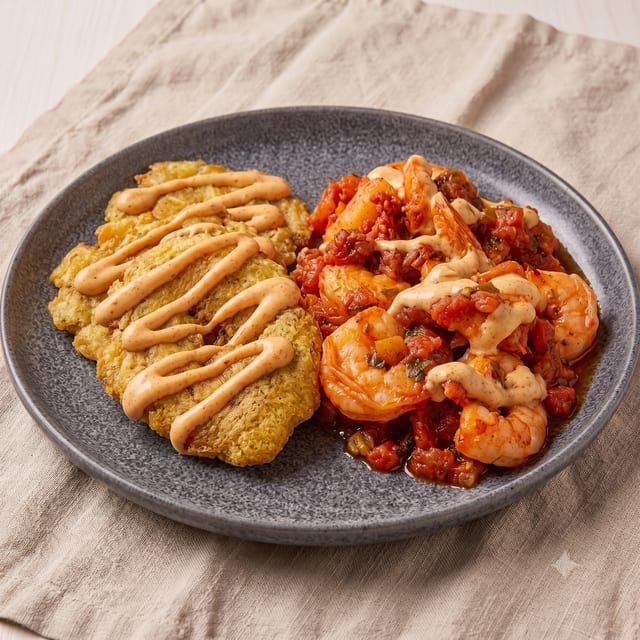 Shrimp Plate.